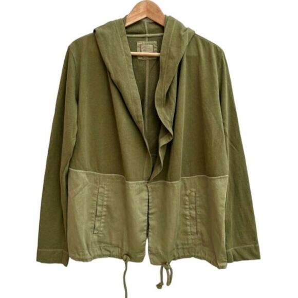 Anthropologie Postmark Open Anorack hoodie cardigan small - Picture 2 of 8